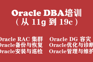 Oracle数据库工程师入门培训实战教程（从Oracle11g 到 Oracle19c）