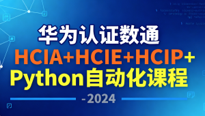 华为认证数通HCIA+HCIE+HCIP+Python自动化课程 – 2024