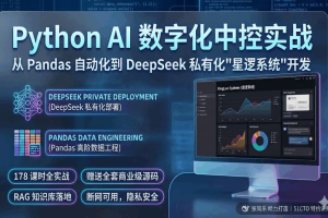 Python AI 数字化实战：从 Pandas 自动化到 DeepSeek “星逻系统”开发(完结)