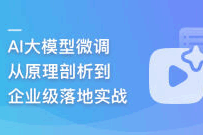 AI大模型微调，从原理剖析到企业级落地实战